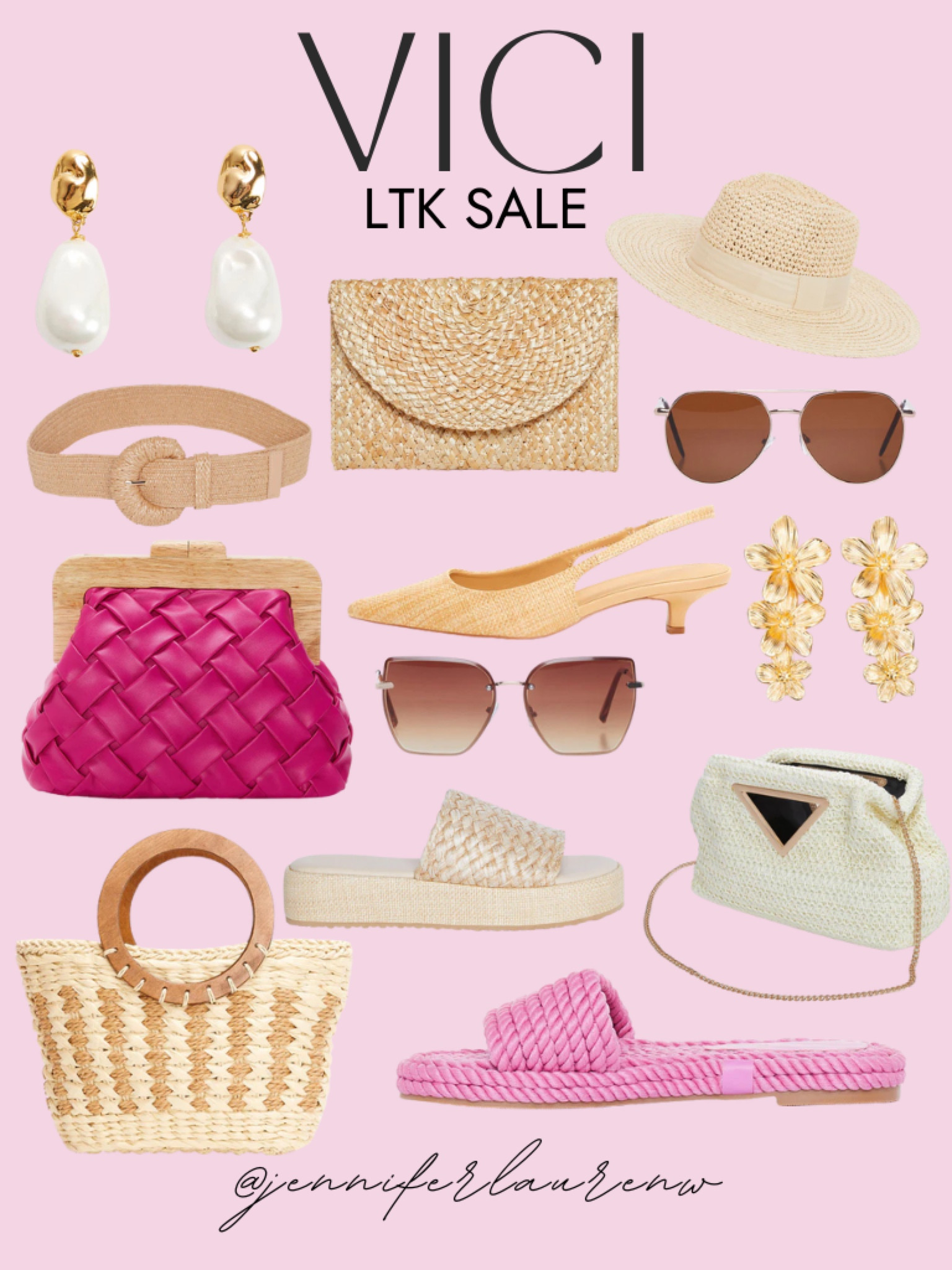 Freshen up your spring style with these must-have accessories from Vici! 🌷 Snag them at the LTK spring sale. #Vici #Spring #Raffia #SpringBag #SpringSandals #SpringAccessories #LTKSaleFinds



#LTKtravel #LTKSpringSale #LTKstyletip