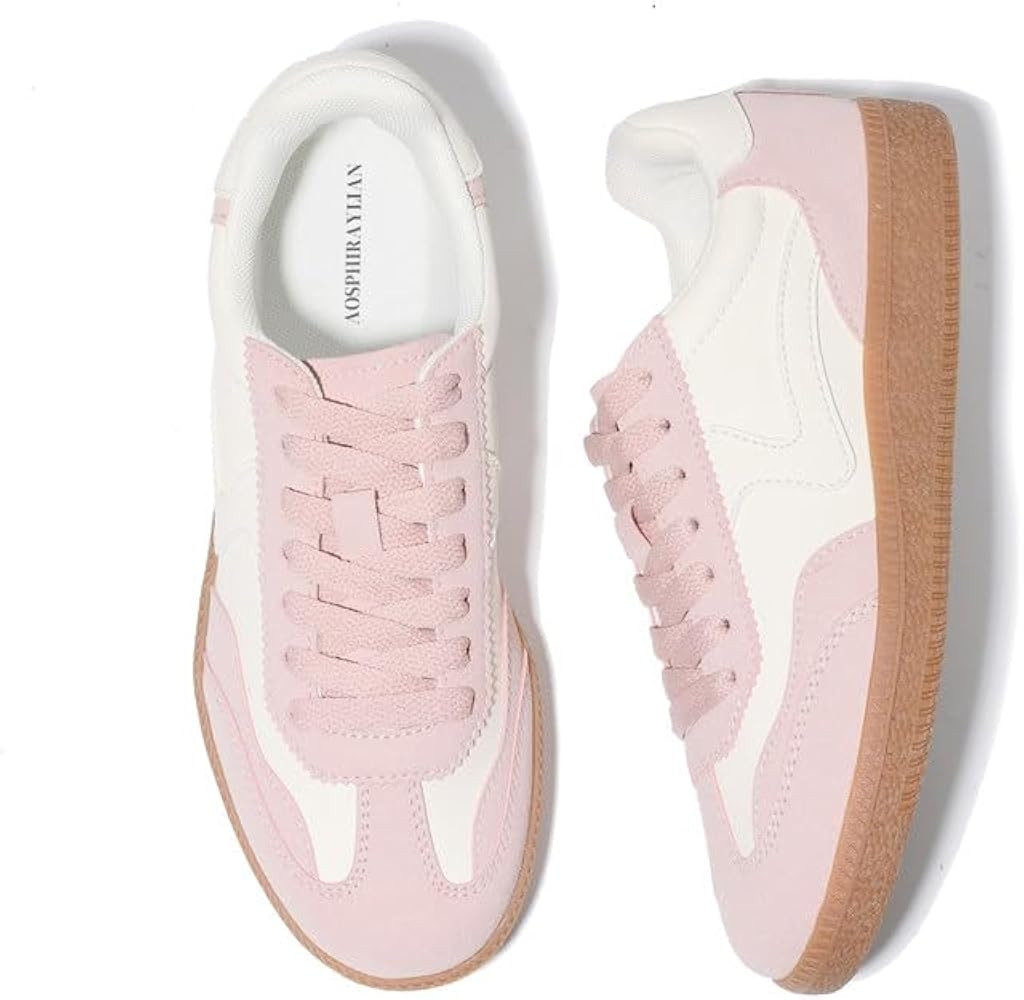 AOSPHIRAYLIAN Sneakers for Women Comfortable Casual Walking Tennis Shoes Slip-On & Lace-Up Women'... | Amazon (US)