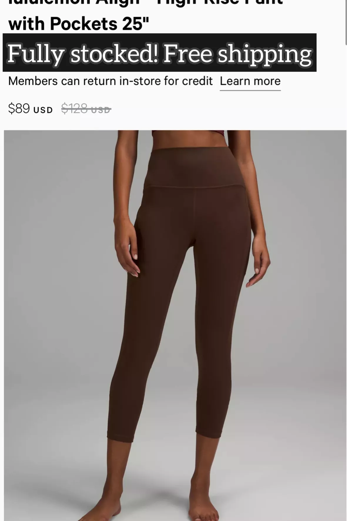 lululemon Align™ High-Rise Pant 25 curated on LTK