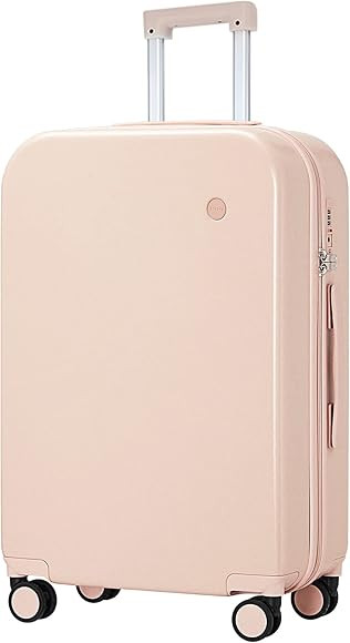 Suitcase Luggage with Spinner Wheels, Mixi Hardside Rolling Suitcase PC with Cover & TSA Lock Lig... | Amazon (US)