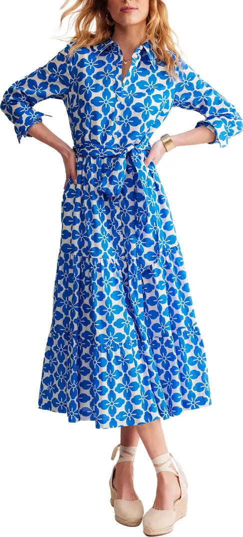 Paisley Tiered Shirtdress | Nordstrom