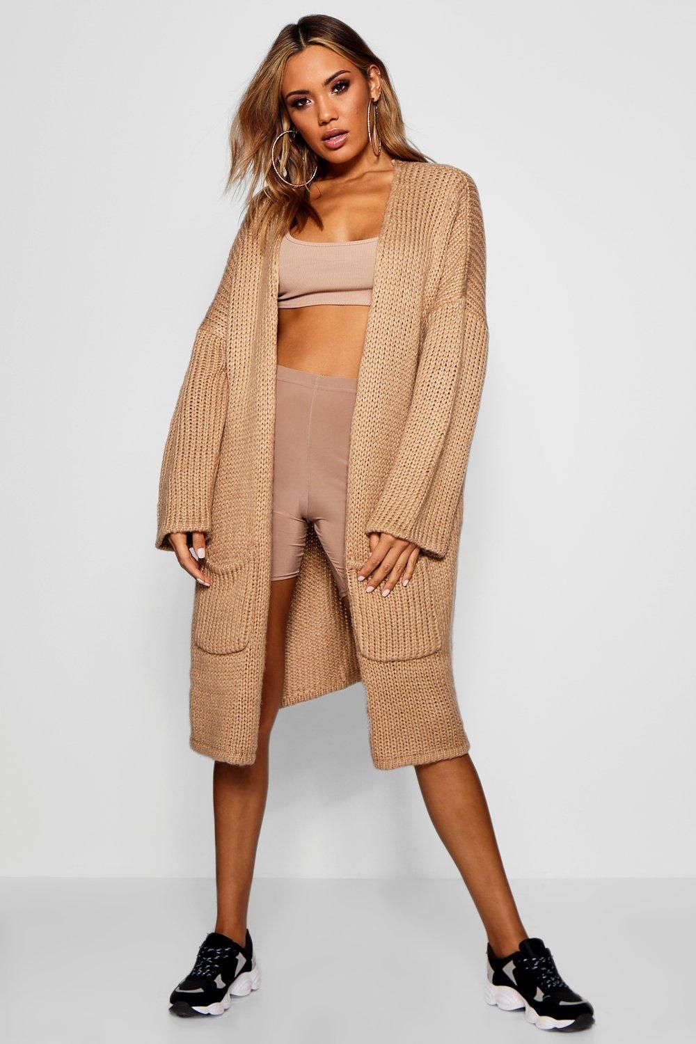 Oversized Boyfriend Cardigan | Boohoo.com (US & CA)