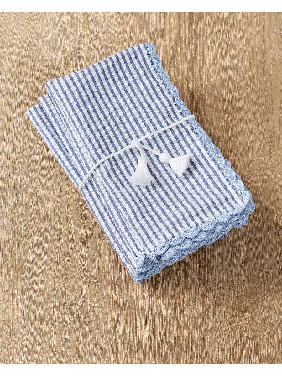Seersucker Napkin | Serena and Lily