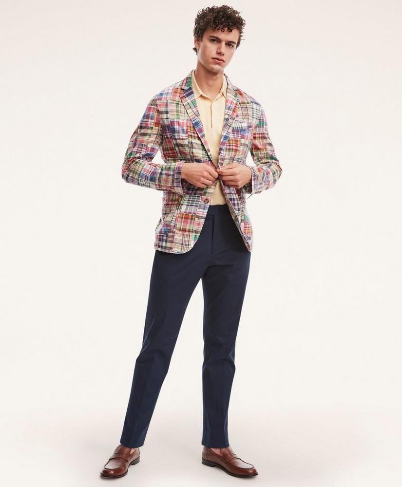 Regent Regular-Fit Cotton Patchwork Madras Sport Coat | Brooks Brothers