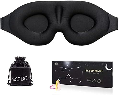 MZOO Sleep Eye Mask for Men Women, 3D Contoured Cup Sleeping Mask & Blindfold, Concave Molded Nig... | Amazon (US)