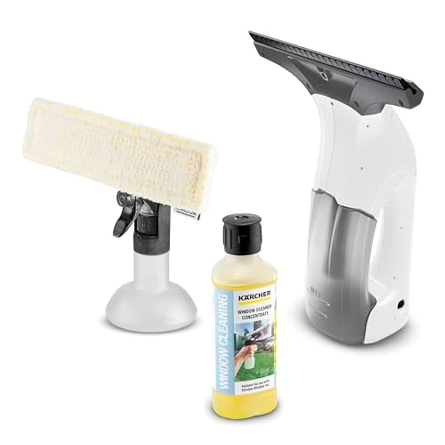 Kärcher WV 1 Electric Window Vacuum Squeegee 10" - Perfect for Showers, Mirrors, Glass, and Coun... | Amazon (US)