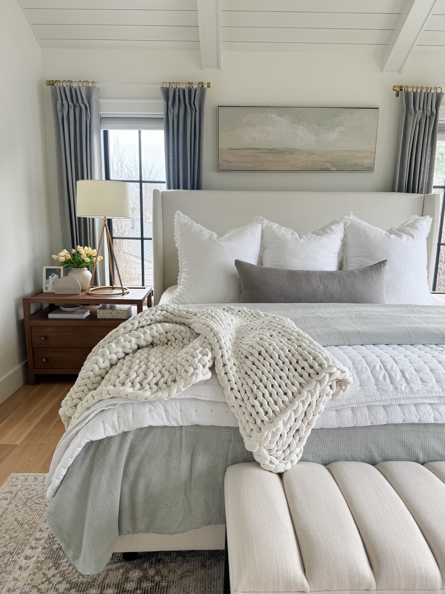 I often get asked about how I style my bed and what bedding I use. I’ve combined a mix of high-end and budget-friendly pieces to create a cozy, luxurious feel in our bedroom. Sharing all the details!

#LTKHome #LTKSaleAlert
