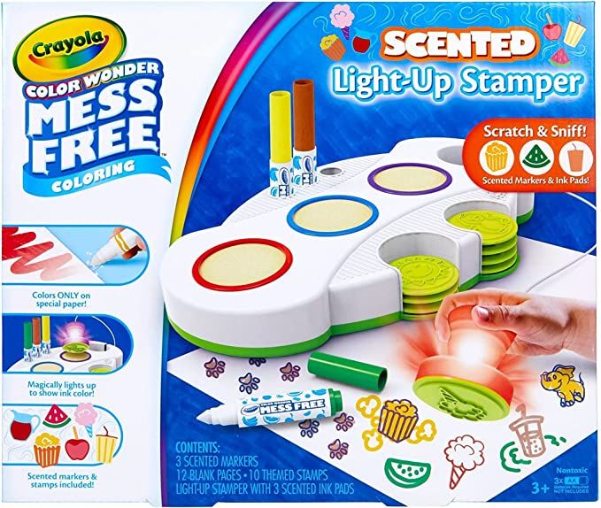 Crayola Color Wonder Light Up Stamper with Scented Inks, Gift for Kids, Ages 3, 4, 5, 6 | Amazon (US)