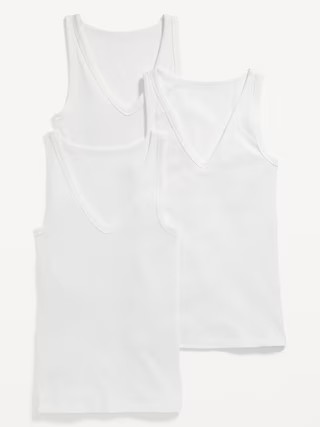 First Layer V-Neck Tank Top 3-Pack | Old Navy (US)