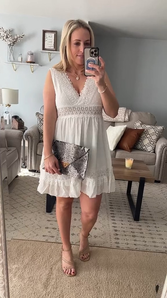 White dress 

#LTKSeasonal #LTKwedding #LTKunder50