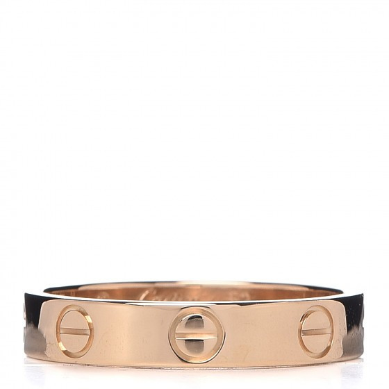CARTIER 18K Yellow Gold 3.5mm LOVE Wedding Band Ring 52 6 | Fashionphile