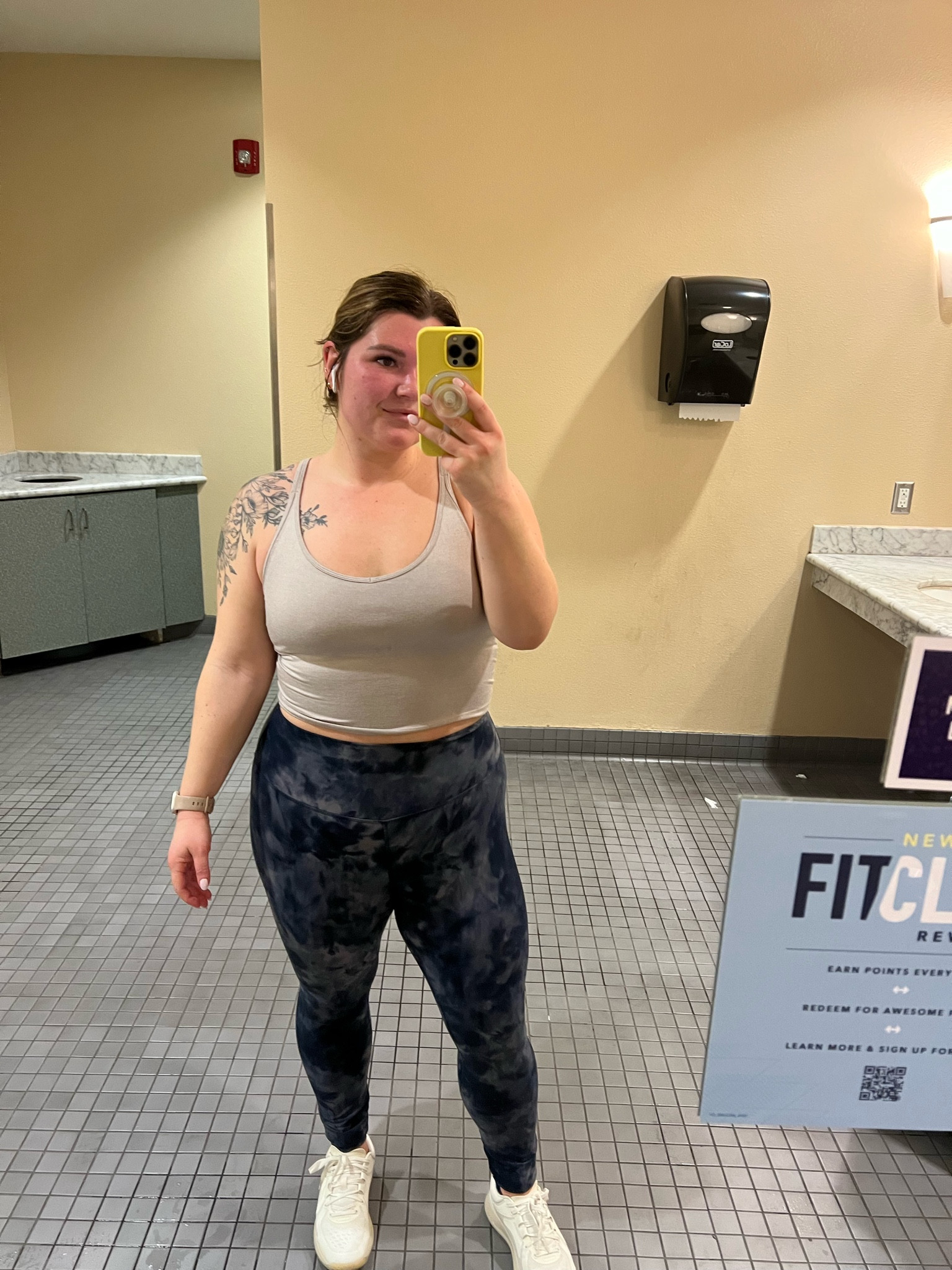 Midsize workout fit are these super soft align leggings (wearing this pair in a size 8 - I can do an 8 or 10 in aligns) and this Vuori tank in a size XL! With me new go-to lifting shoes also from lululemon 

Weight lifting shoes
Gym shoes
Midsize gym outfit
Midsize workout set
Workout tanks


#LTKfit #LTKcurves #LTKunder100