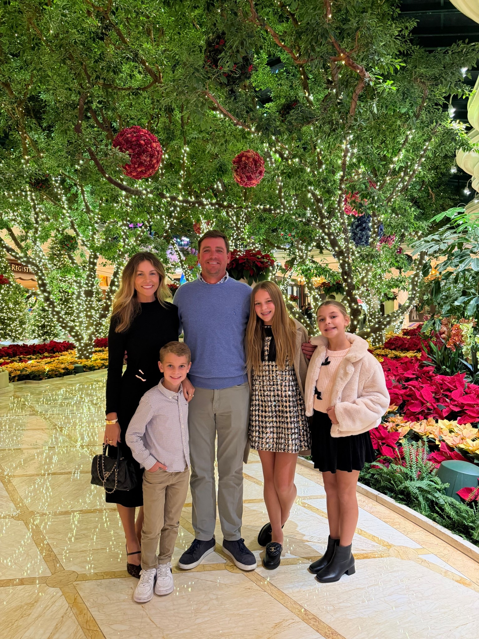 Vegas with my family!! 🎲 🃏 
Amazon dress size small 
Target leopard heels 
Girls outfits are Dillards 
Brexton is wearing vineyard vines! 
Linked our outfits here!! 🔗 

#LTKKids #LTKHoliday #LTKTravel