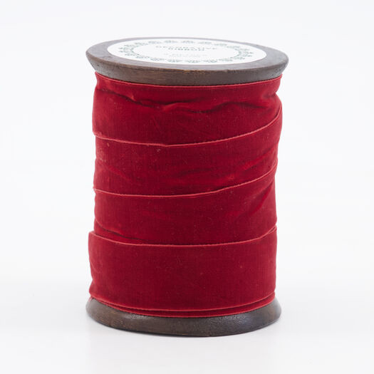 Red Velvet Gift Wrap Ribbon 9m | TK Maxx