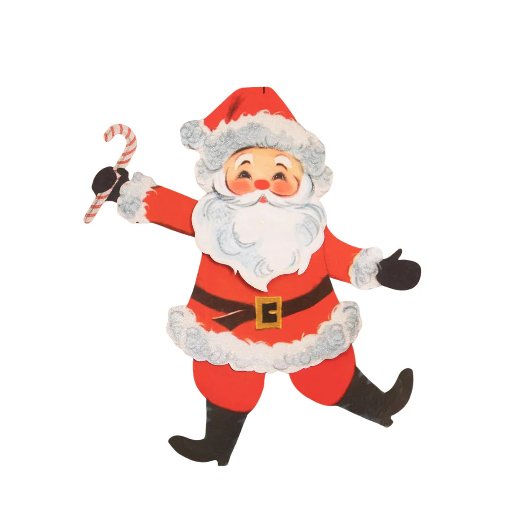 Retro Rockin' Santa | Pink Antlers