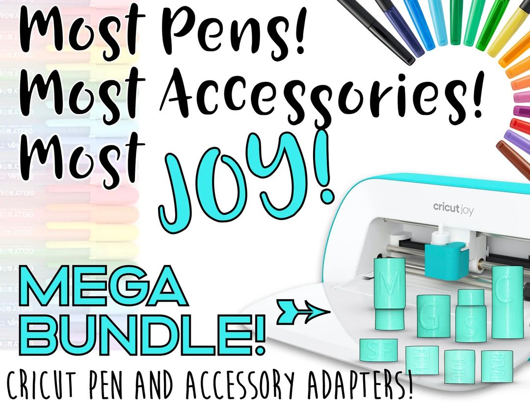 Cricut Joy Pen Adapter MEGA bundle! (Sharpie, Tombow , Crayola, Quill, Foil, Scribe and MORE!) | Etsy (US)