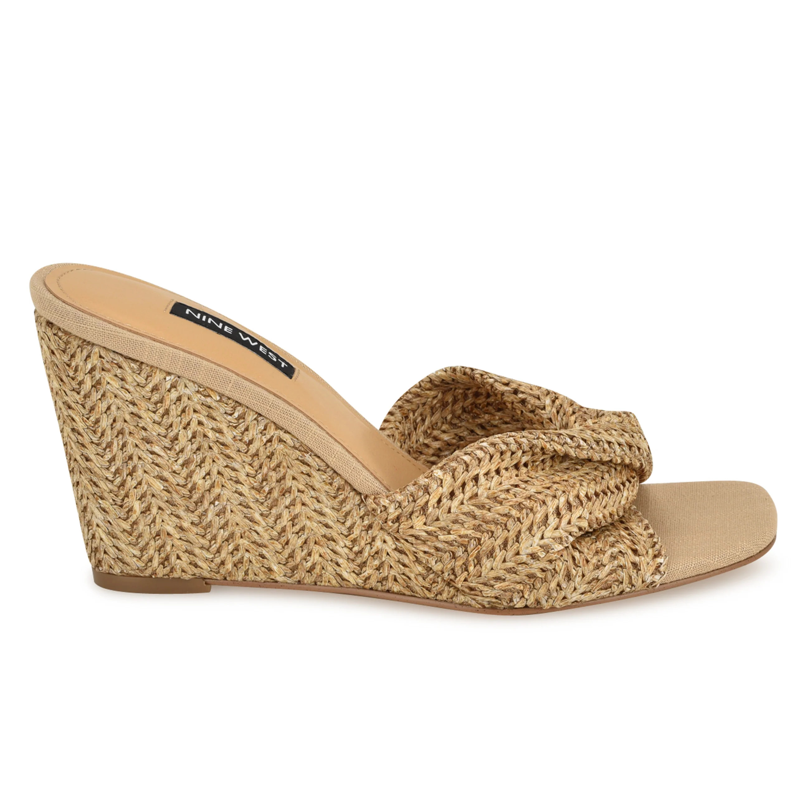 Nikhil Twist Wedge Sandals | Nine West (US)