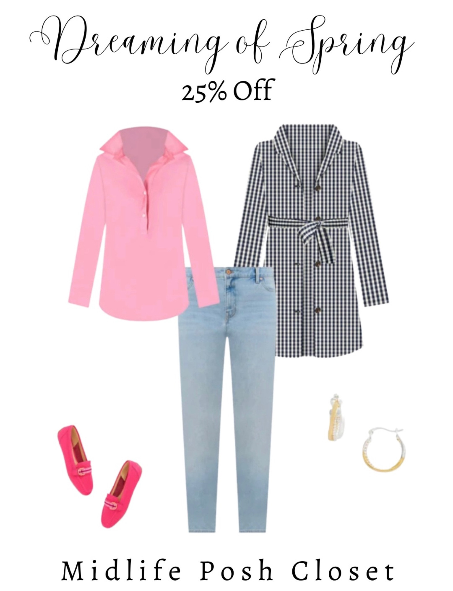Use code LOVE to save 25% on one item!

Valentines Day Outfit / Spring Outfit / Gingham Overcoat / Smart Casual / Midlife / Over 40 / Over 50 / New England / Midwest

#LTKsalealert #LTKSeasonal #LTKFind