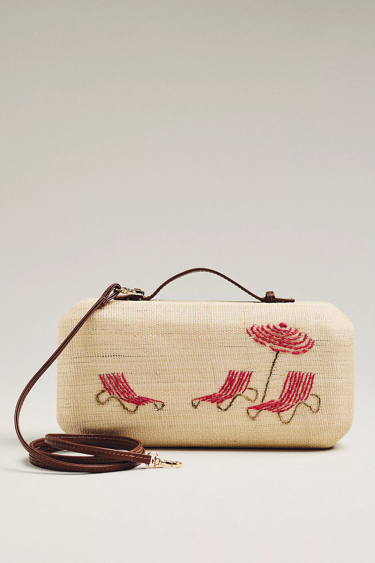 POOLSIDE The Deck Chairs Clutch | Anthropologie (US)