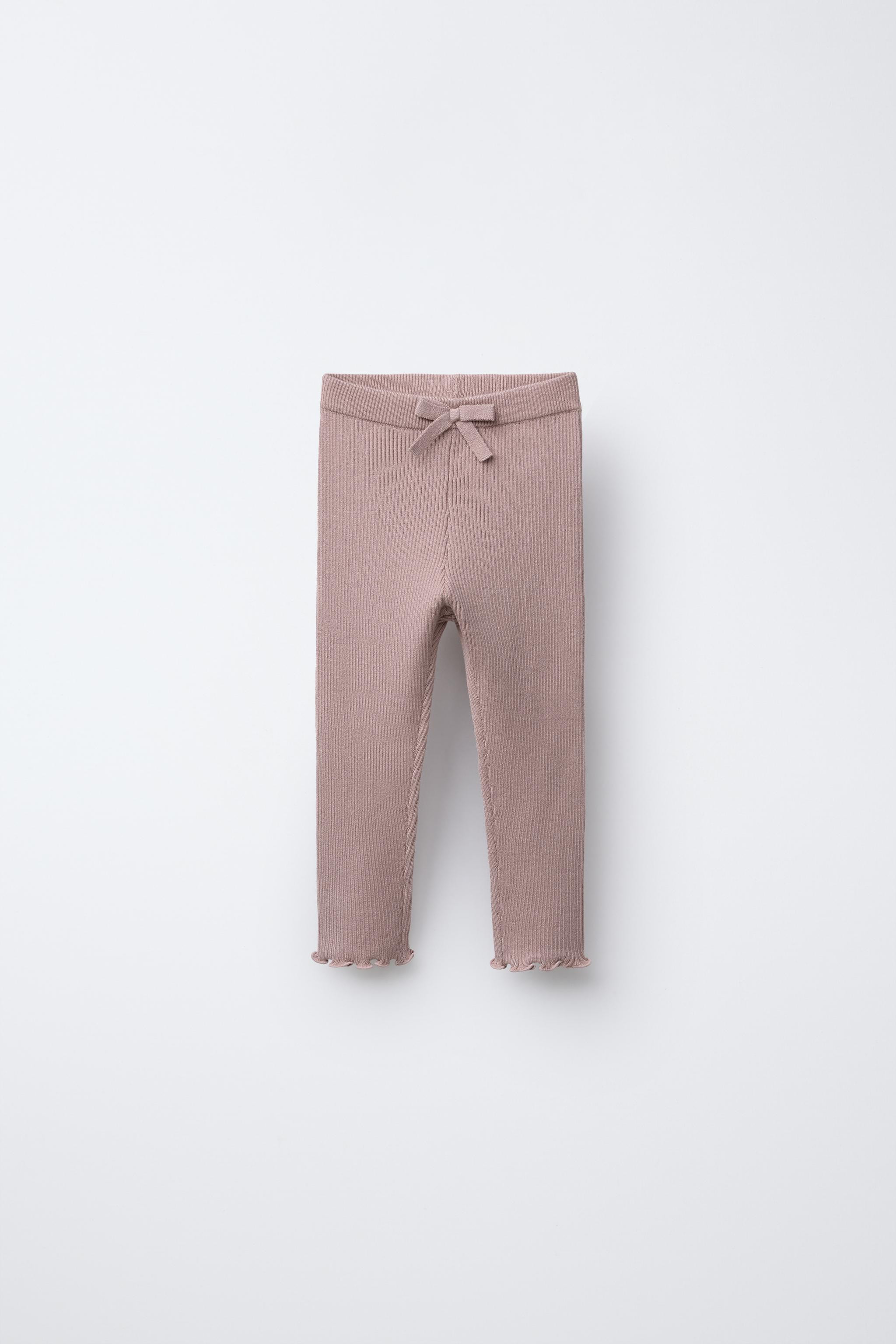 PLAIN RIBBED LEGGINGS | Zara US