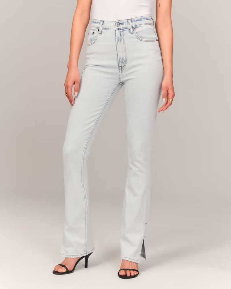 Ultra High Rise 90s Slim Straight Jean | Abercrombie & Fitch (US)