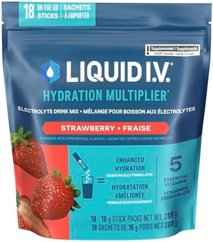 Liquid I.V. Hydration Multiplier Electrolyte Drink Mix - Enhanced Hydration Electrolyte Powder ... | Amazon (CA)
