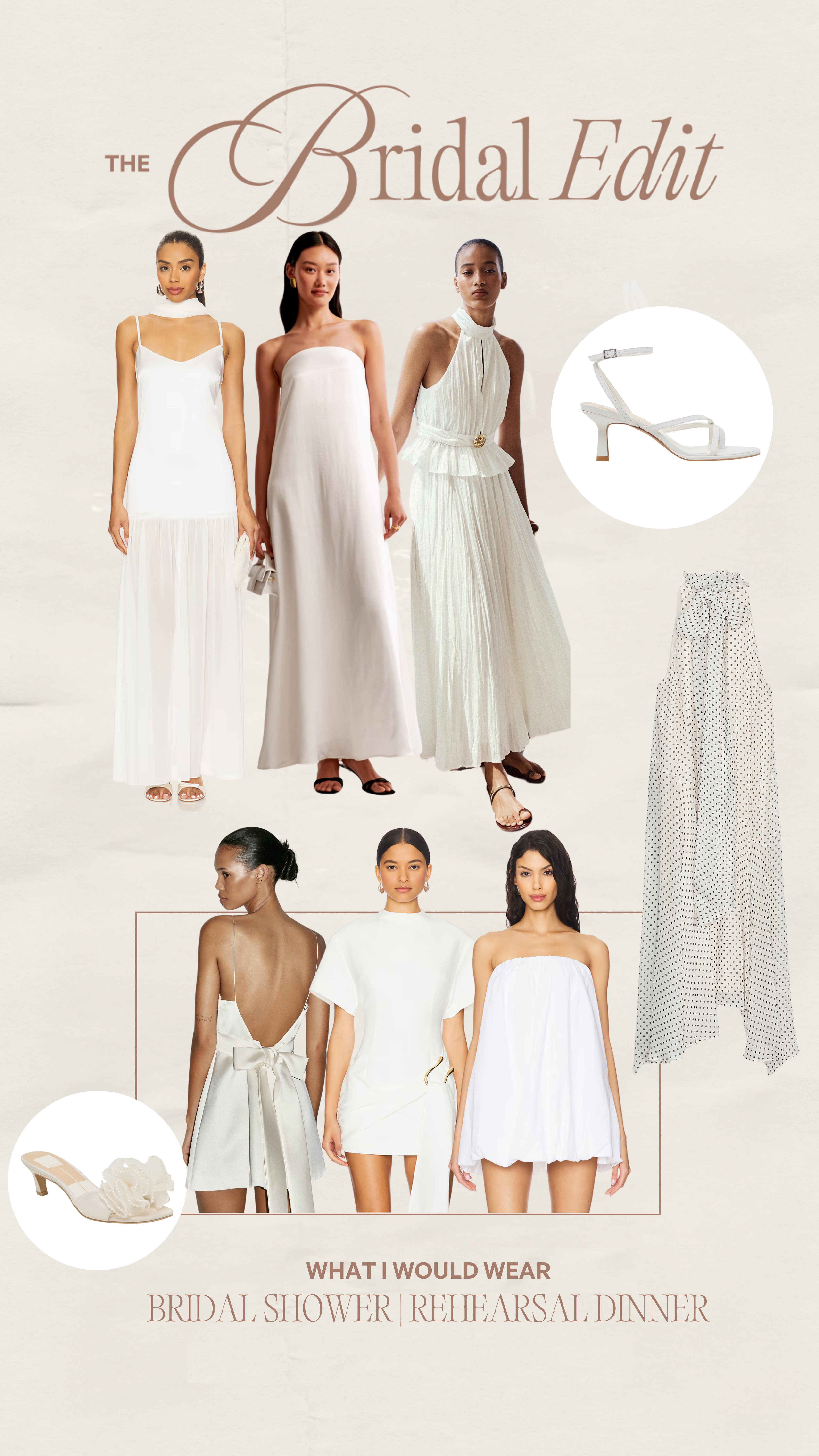 Outfit inspo for my brides bridal shower or rehearsal dinner🤍💫 

#LTKSeasonal #LTKSummerEdit #LTKWedding