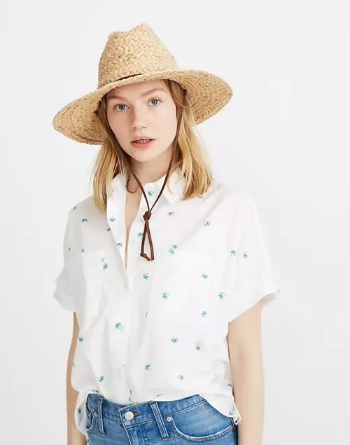 Madewell x Biltmore® Raffia Lifeguard Hat | Madewell