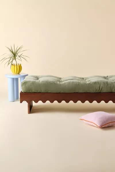 Roma Scalloped Wood Daybed | Urban Outfitters (US and RoW)