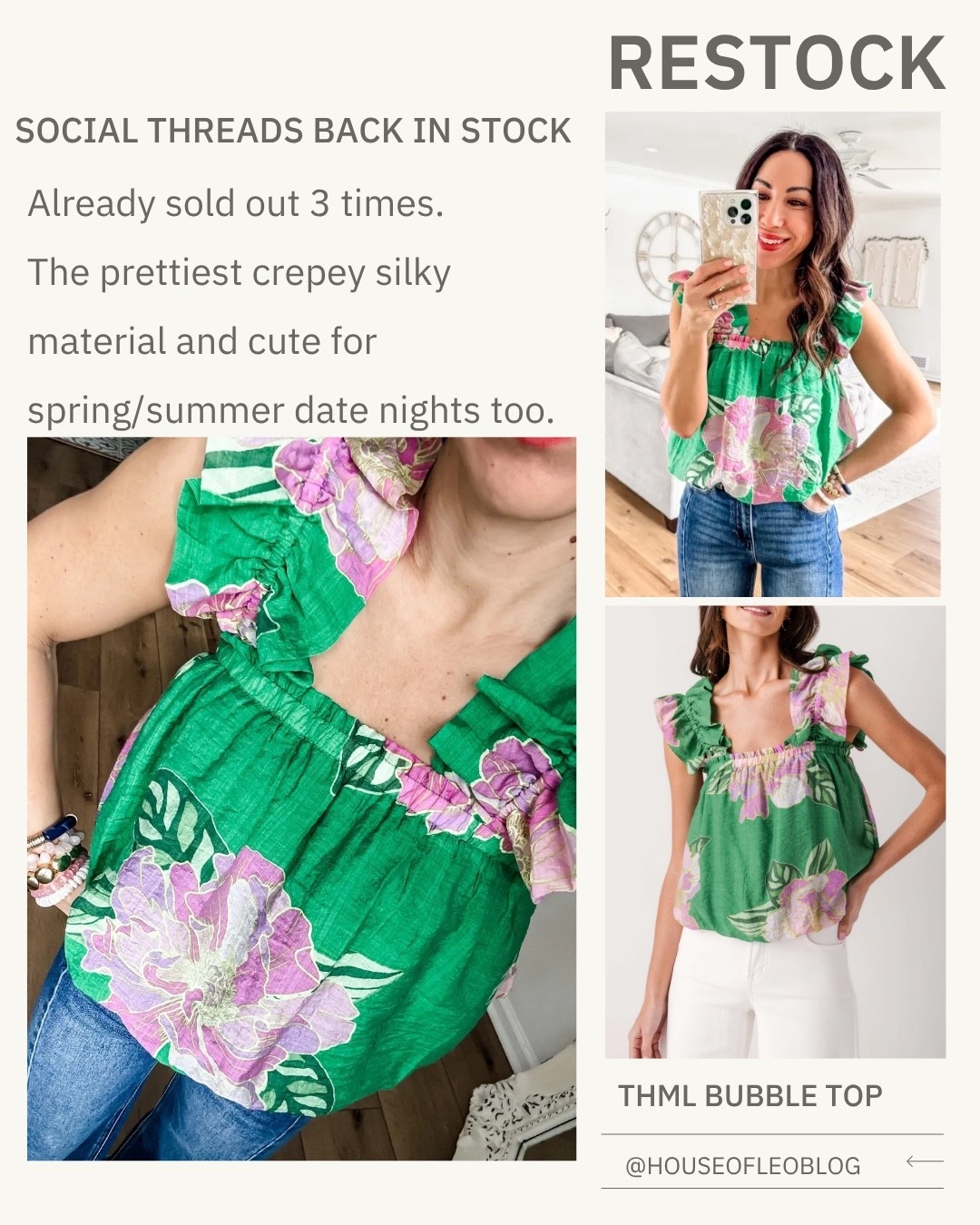 Wearing XS bubble hem top

#LTKOver40