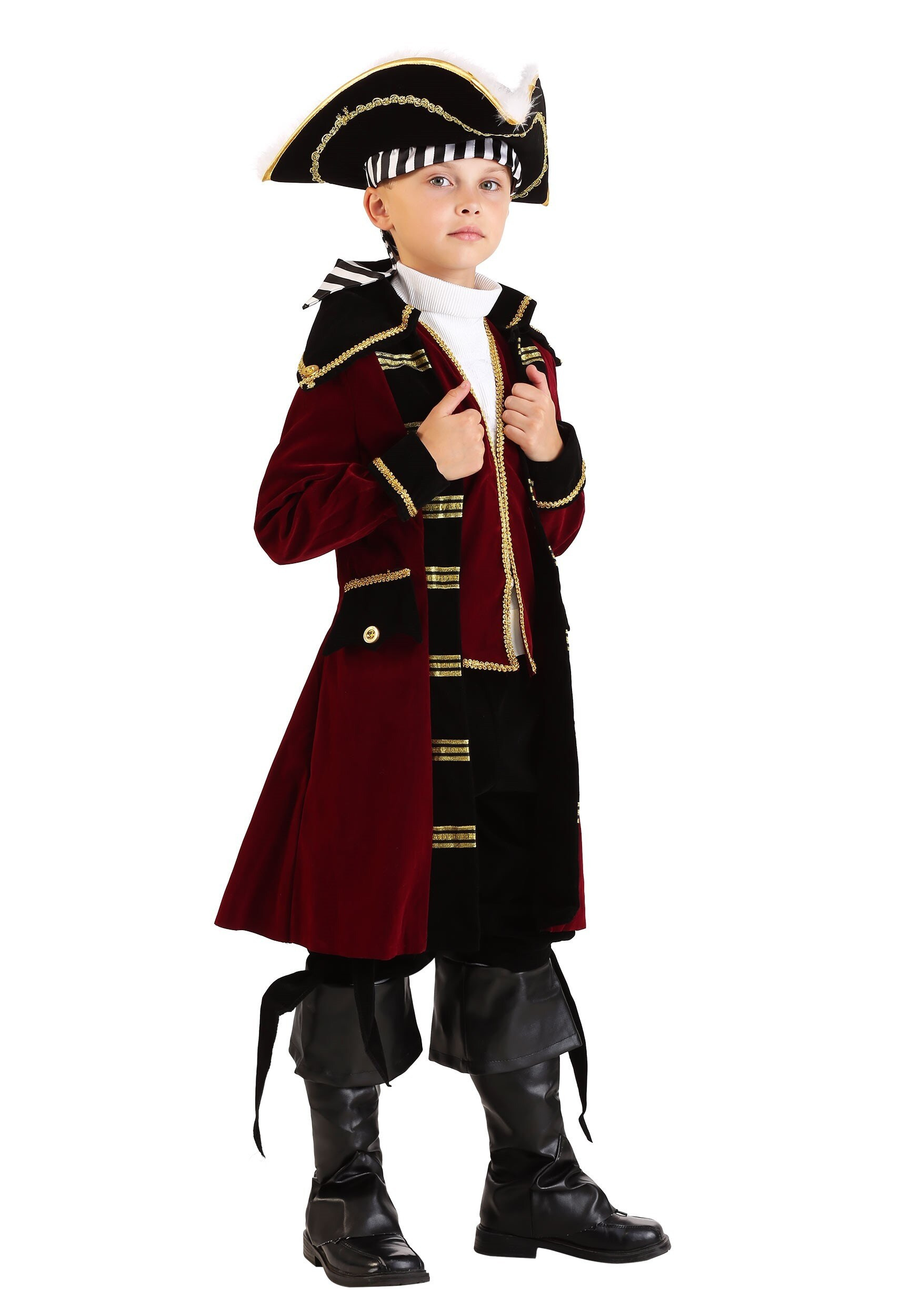 HalloweenCostumes.com FUN Costumes Deluxe Boys Captain Hook Costume X-Small Polyester | FUN1200CH-XS | Lowe's