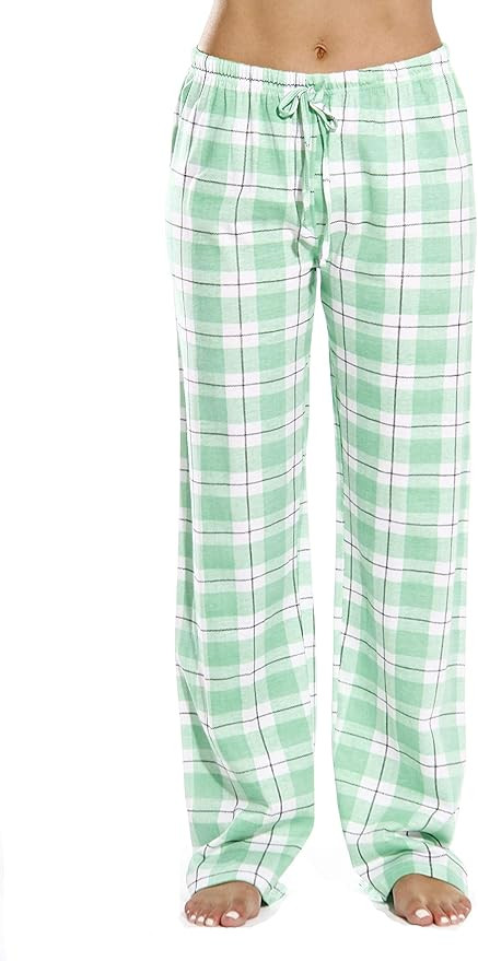 Just Love 100% Cotton Jersey Women Plaid Pajama Pants Sleepwear | Amazon (US)