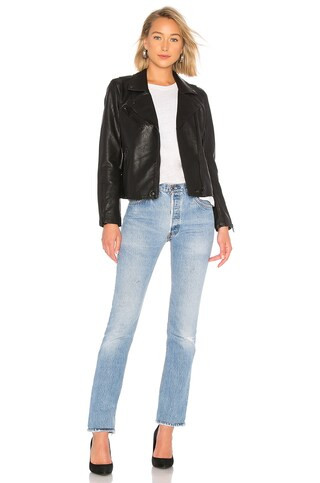 BLANKNYC Clean Moto Jacket in Onyx Black from Revolve.com | Revolve Clothing (Global)