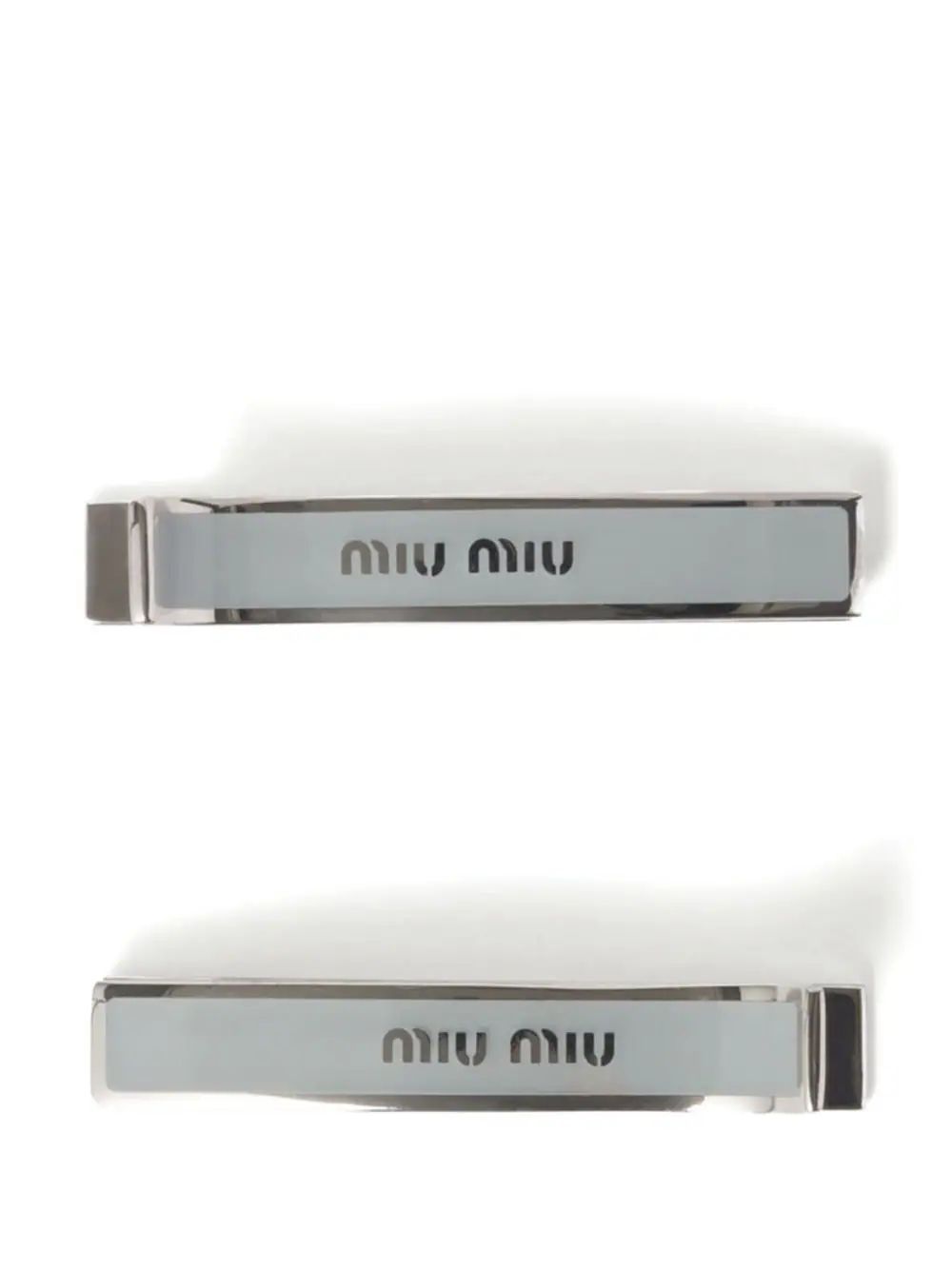 logo-engraved hairclip (pack of two) | Farfetch Global