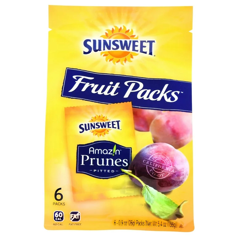 Sunsweet Amazin Prunes, 6 ct, 0.9 oz | Walmart (US)