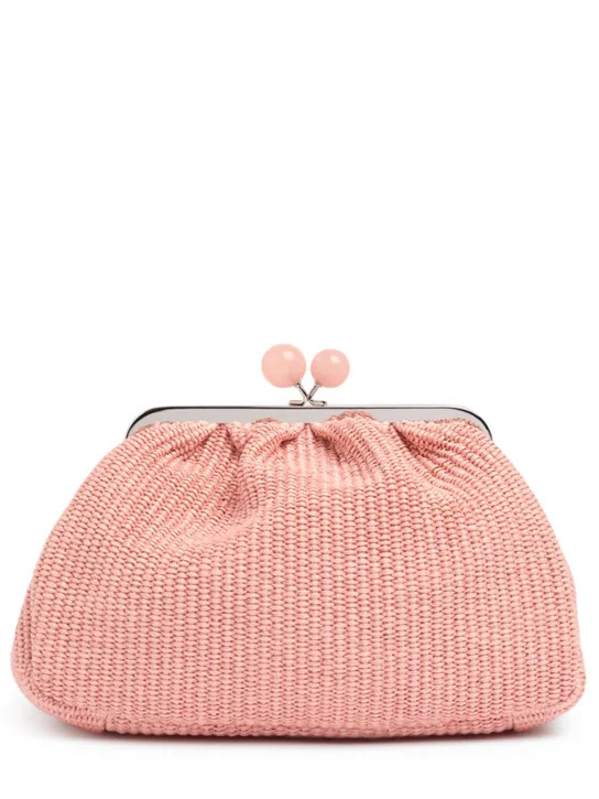 Fortuna raffia effect clutch | Luisaviaroma