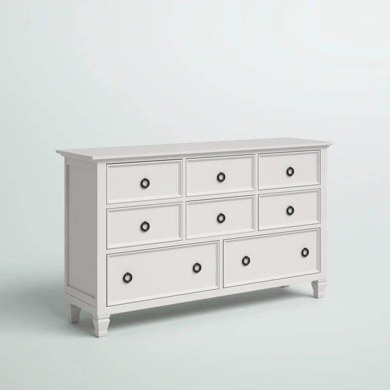 Arnedo 8-Drawer Solid Wood Dresser | Wayfair North America