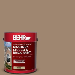 1 gal. #700D-5 Toffee Crunch Satin Interior/Exterior Masonry, Stucco and Brick Paint | The Home Depot