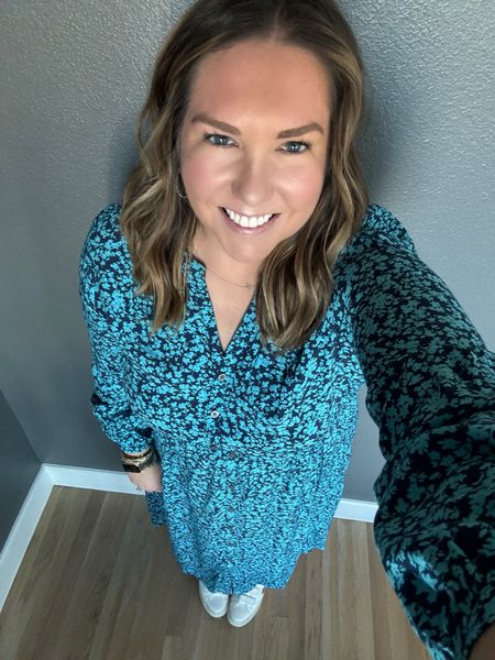 It’s been gorgeous here in Dallas and I’ve started pulling out my spring dresses. The sleeves are perfect for when it gets cool at night here. The colors of this dress are so fun and bright. I added sneakers for a casual day look  

#LTKSeasonal #LTKshoecrush #LTKmidsize