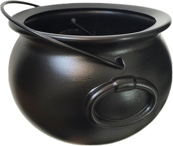 GiftExpress 8" Black Cauldron Bucket – Halloween Candy Bowl, Trick or Treat, St. Patrick's Pot ... | Amazon (US)