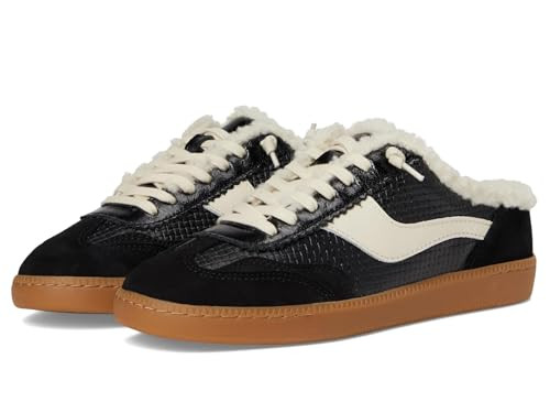 Dolce Vita Women's Notice Slide Plush Sneaker, Black, 8.5 | Amazon (US)