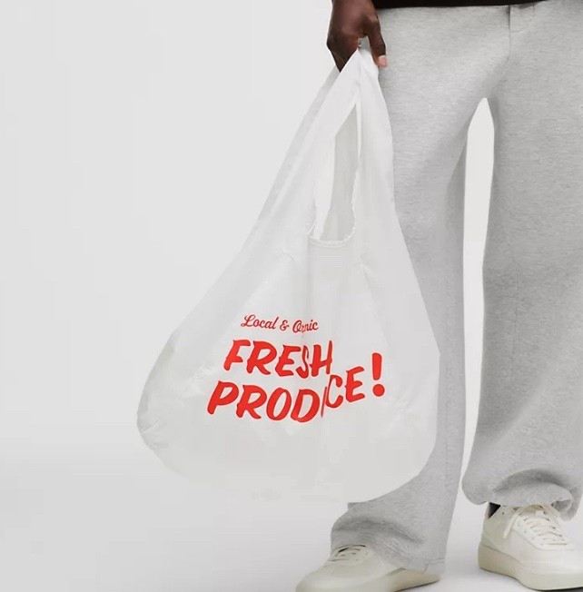 #freshproduce #shoppingtote #shopper #lululemon #totebag 
