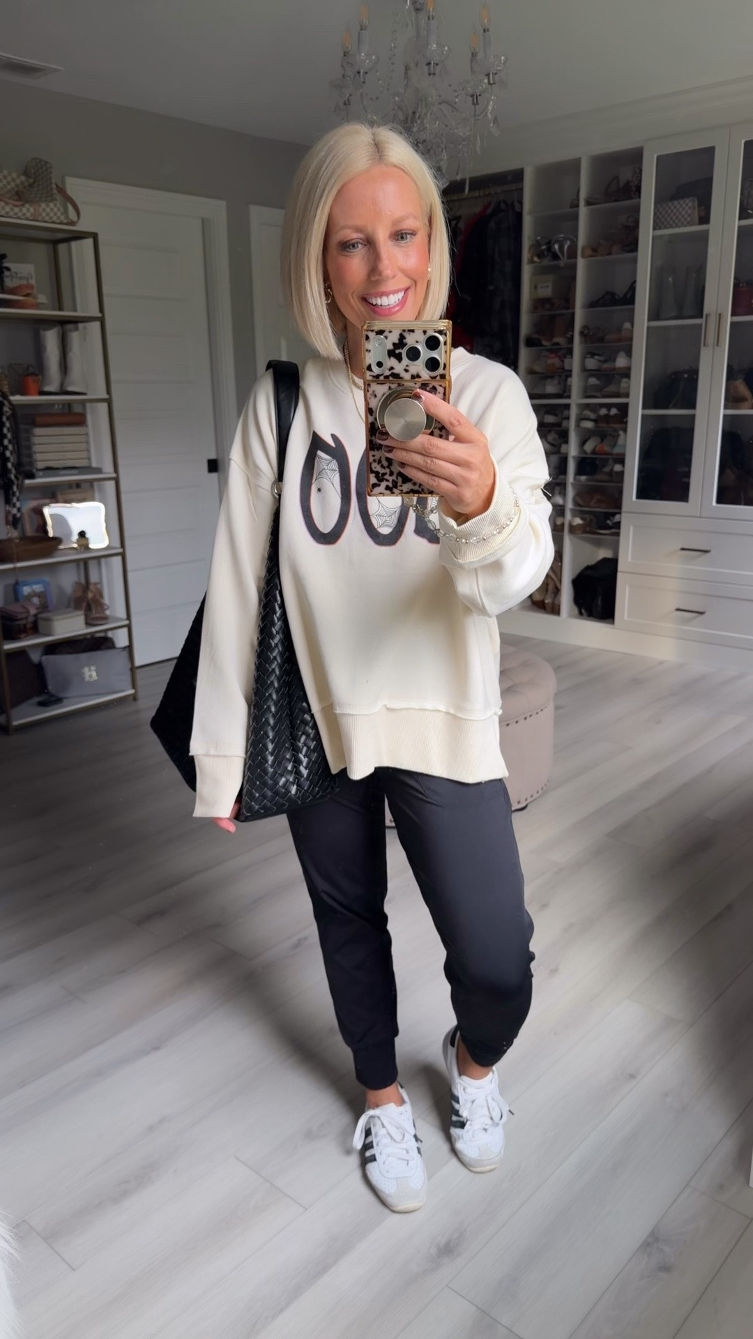Sweatshirt medium (oversized roomy fit)
Pants small

#LTKSaleAlert #LTKootd #LTKSeasonal