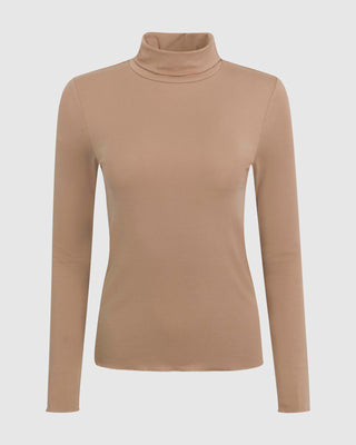 Splendid - Splendid x @Cellajaneblog Soufflé Turtleneck - Praline | Splendid