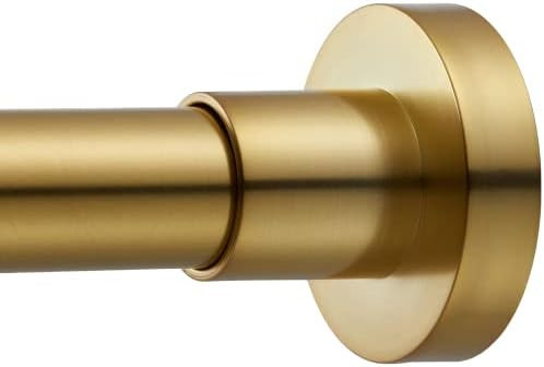 EBOATOP Shower Curtain Rod Tension- Never Rust No Drill Non-Slip Spring Tension Shower Rod, 43-73... | Amazon (US)