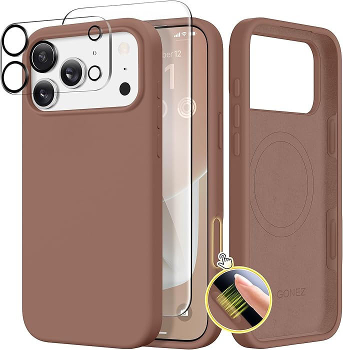 GONEZ Magnetic for iPhone 17 Pro Max Case, Compatible with MagSafe, [Screen Protector + Camera Le... | Amazon (US)