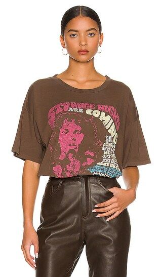 The Doors Strange Nights Are Coming Merch Tee in Chocolate | Revolve Clothing (Global)