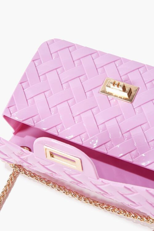 Basketwoven Vinyl Crossbody Bag | Forever 21 (US)