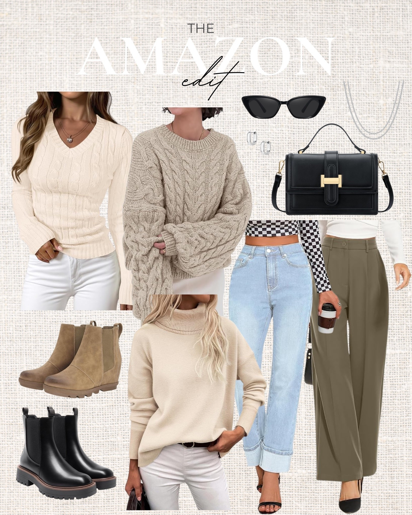 Shop the latest affordable fashion finds on Amazon and refresh your wardrobe!
turtleneck sweater, silver jewelry, fall booties, wide leg pants, layering pieces, fall look, casual style, trendy outfits, wardrobe essentials, everyday wear, favorite finds, amazon style, affordable look

#LTKStyleTip #LTKSeasonal #LTKU