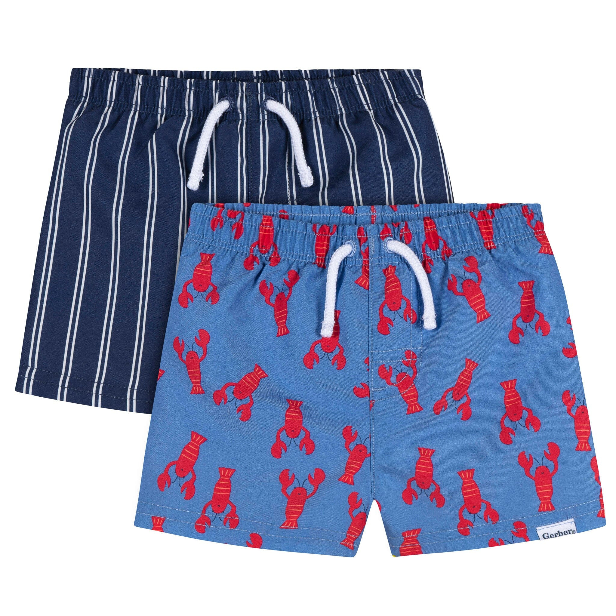 2-Pack Baby & Toddler Boys Lobsters Swim Trunks | Gerber Childrenswear